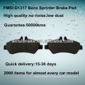 D1317 OE QUALITY low metal car disc brake pad for BENZ SPRINTER BOX VAN